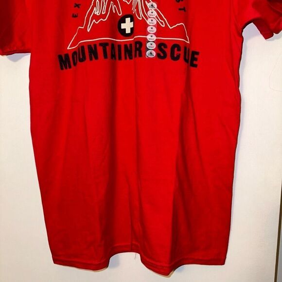 Disney Parks Unisex Expedition Everest Rescue Red Shirt Size Medium NWT - Picture 2 of 11